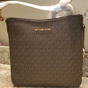 NWT Michale Kors jet set large messenger bag